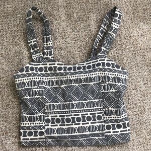 Geometric Brandy Melville Crop top!